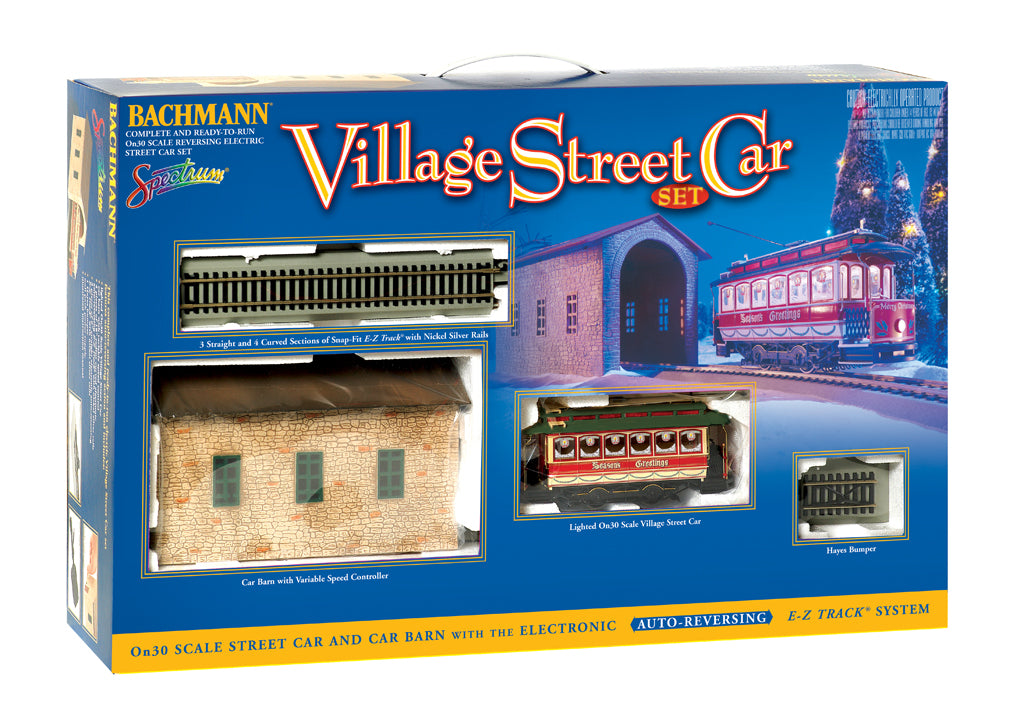 Village Christmas Street Car Set