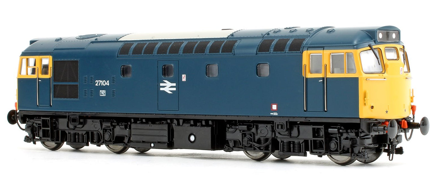 Pre-Owned Class 27 104 BR Blue (Full Yellow Ends) Diesel Locomotive