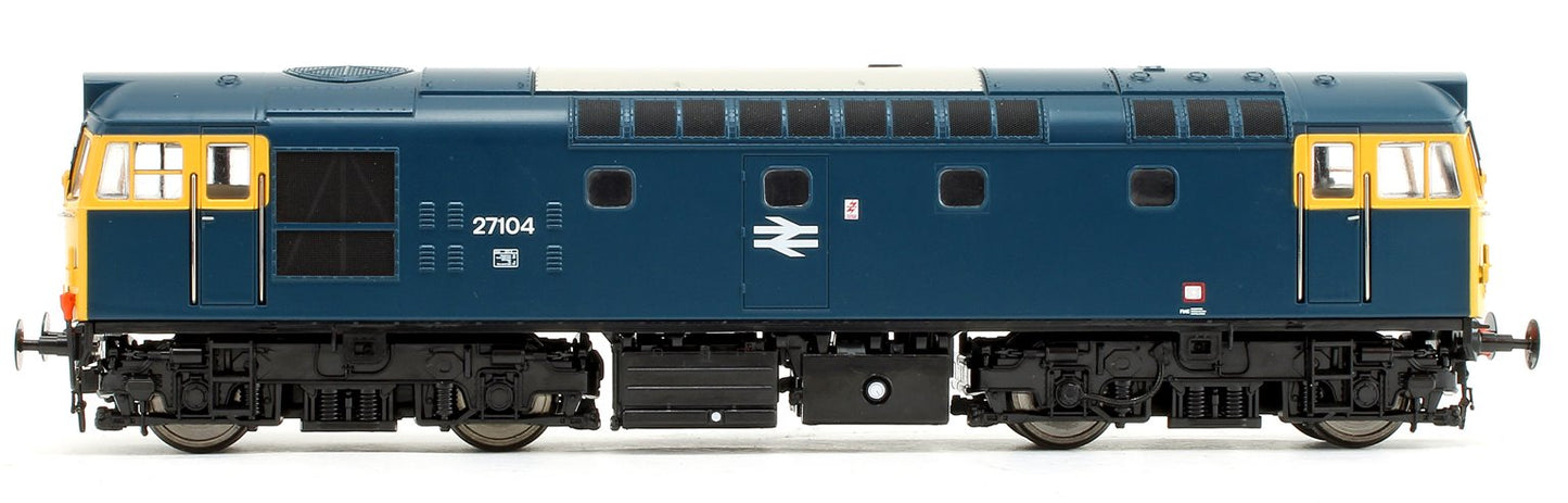 Pre-Owned Class 27 104 BR Blue (Full Yellow Ends) Diesel Locomotive