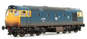 Class 27 030 BR Blue (Full Yellow Ends) Diesel Locomotive - Lightly Weathered