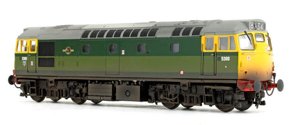 Class 27 - 5380 BR Two-Tone Green (Full Yellow Ends) Weathered Diesel Locomotive
