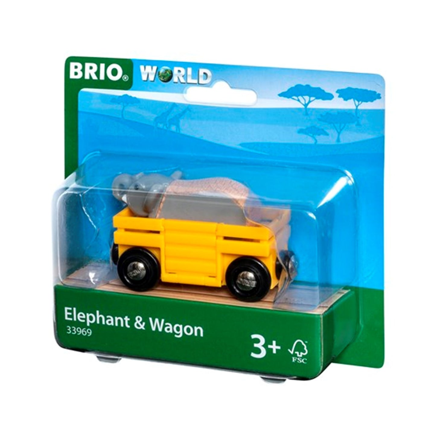 BRIO World Safari Wagon & Elephant