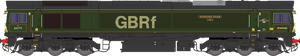 Class 66 66779 "Evening Star" BR Lined Green Diesel Locomotive