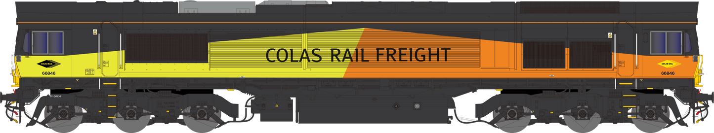 Class 66 66846 Colas Rail Diesel Locomotive