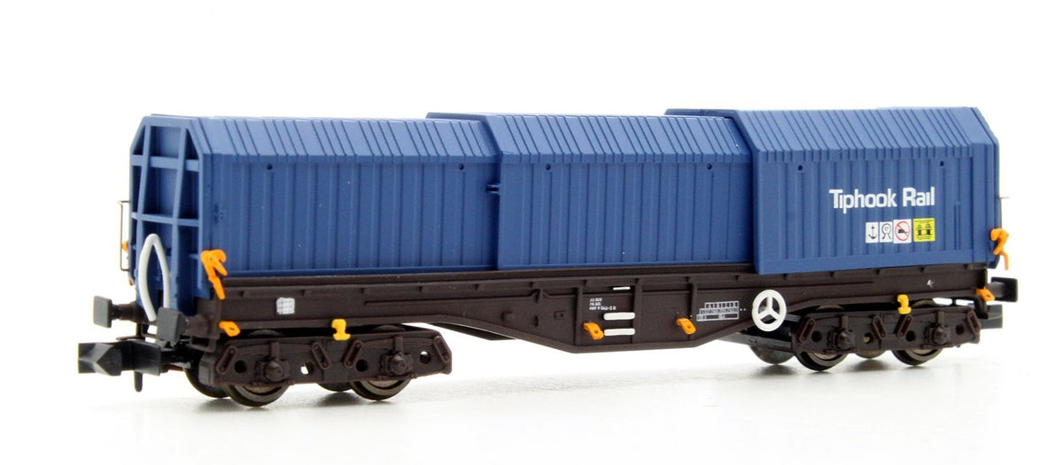 Dapol 2F-039-011 Telescopic Hood Wagon Tiphook Blue 33 70 0899 010-