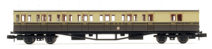 2P-003-012 Pre-Owned B Set Coach Pack GWR Cities Crest Chocolate & Cream 6445 & 6446