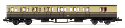 2P-003-012 Pre-Owned B Set Coach Pack GWR Cities Crest Chocolate & Cream 6445 & 6446