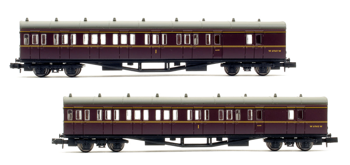 Pre-Owned B Set Coach Twin Pack BR Lined Maroon 6969 & 6940