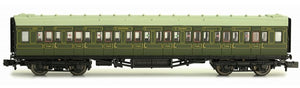 Maunsell Coach SR 3rd Class Lined Green 2353