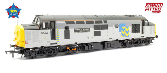 Class 37/4 Refurbished 37423 'Sir Murray Morrison' BR RF Metals Sector Diesel Locomotive (Deluxe DCC Sound)