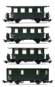 4-unit set, 2-axle coach, ÖBB, Ep.III-IV, add to L340505