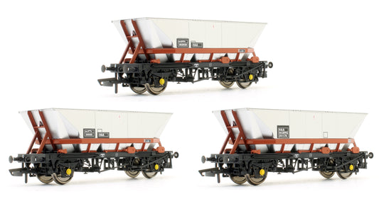 Pre-Owned Set of 3 HAA HOP AB MGR Hopper Wagons - Freight Brown - Pack 3