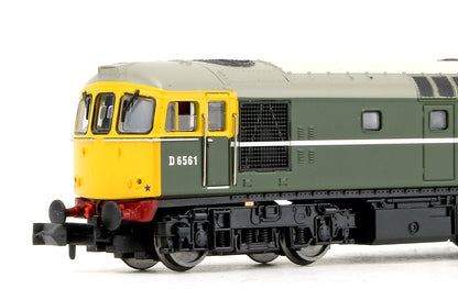 Pre-Owned Class 33/0 D6561 BR Green with Full Yellow Front Diesel Locomotive DCC FITTED