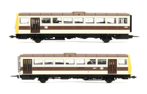 Class 142 Pacer Mock Great Western Chocolate & Cream 2 Car DMU No.142022 DCC Fitted