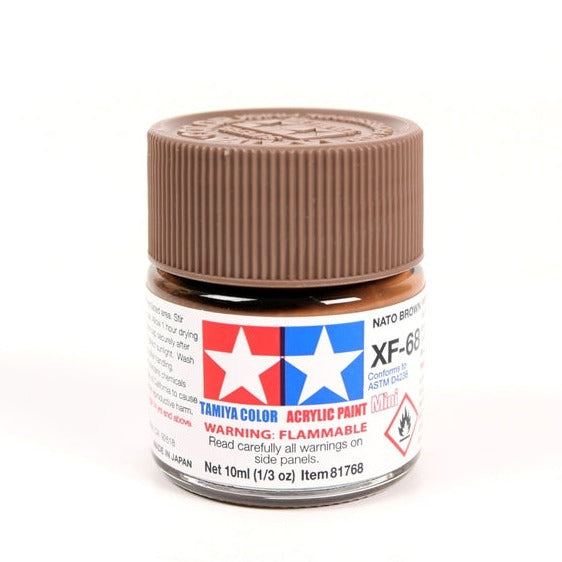 TAMIYA ACRYLIC MINI XF-68 NATO BROWN