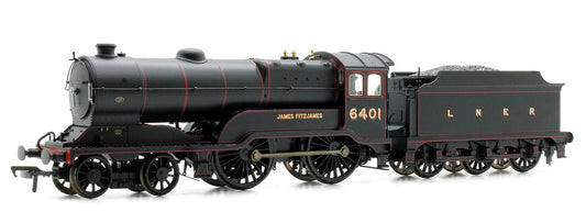 Class D11/2 'James Fitzjames' LNER Black 4-4-0 Locomotive 6401