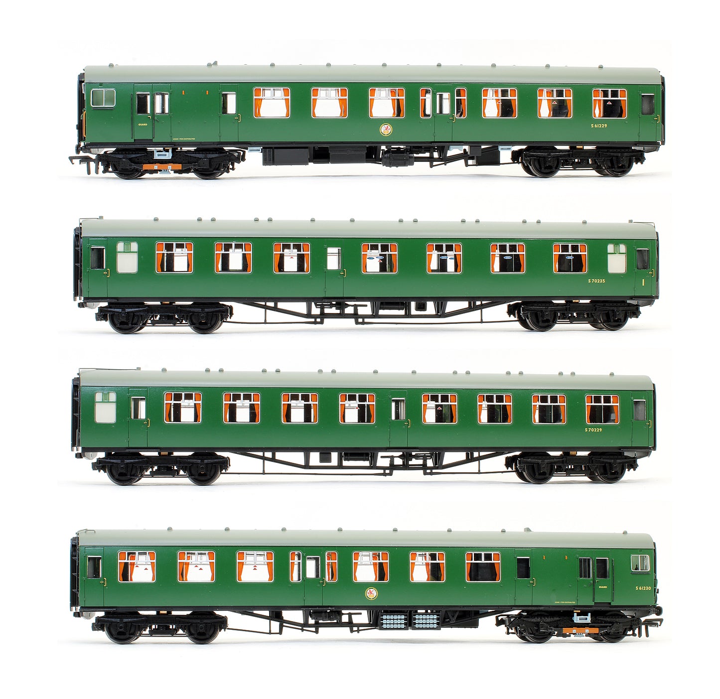 Pre-Owned 4CEP EMU 7105 Late SR Multiple Unit Green