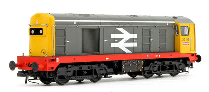 Pre-Owned 32-030DS Class 20 156 BR Railfreight Grey Large Logo (Red Solebar) Diesel Locomotive (DCC Sound Fitted)