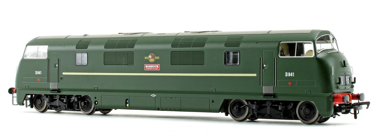 Pre-Owned 32-069 Class 43 Warship 'Roebuck' BR Green Diesel Locomotive D841 - DCC Fitted