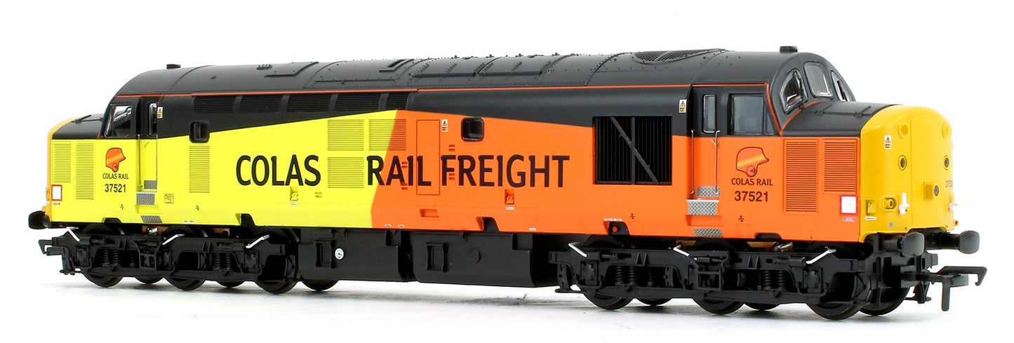 Pre-Owned 32-394 Class 37/5 Refurbished 37521 Colas Rail Freight Diesel Locomotive - DCC Fitted