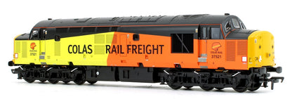 Pre-Owned 32-394 Class 37/5 Refurbished 37521 Colas Rail Freight Diesel Locomotive - DCC Fitted