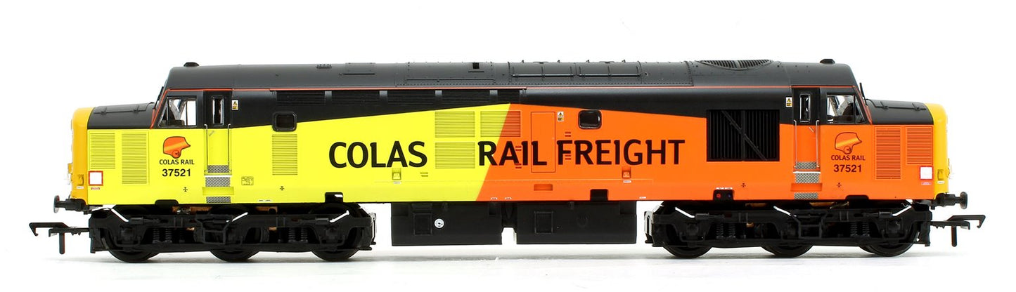 Pre-Owned 32-394 Class 37/5 Refurbished 37521 Colas Rail Freight Diesel Locomotive - DCC Fitted
