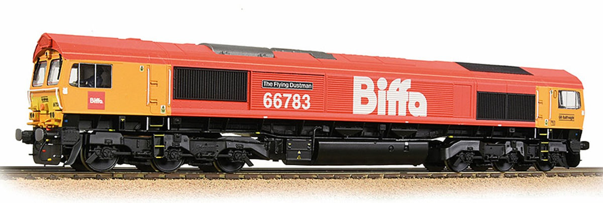 Class 66/7 66783 'The Flying Dustman' GBRf 'Biffa' Red