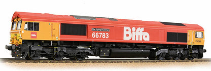 Class 66/7 66783 'The Flying Dustman' GBRf 'Biffa' Red