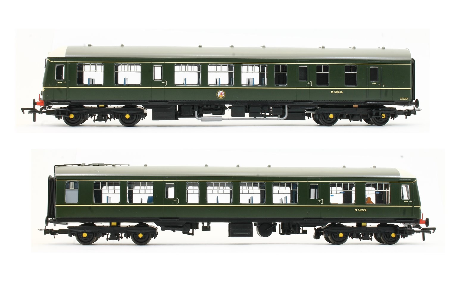 Class 108 2-Car DMU BR Green (Speed Whiskers)