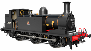 LBSCR Stroudley ‘E1’ 0-6-0T No. 32694 BR Unlined Black (Early Emblem) - Steam Tank Locomotive