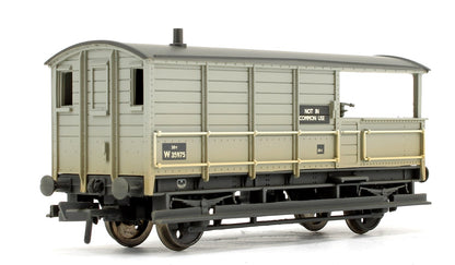 20 Ton Toad Brake Van BR Grey No.35979 - Weathered