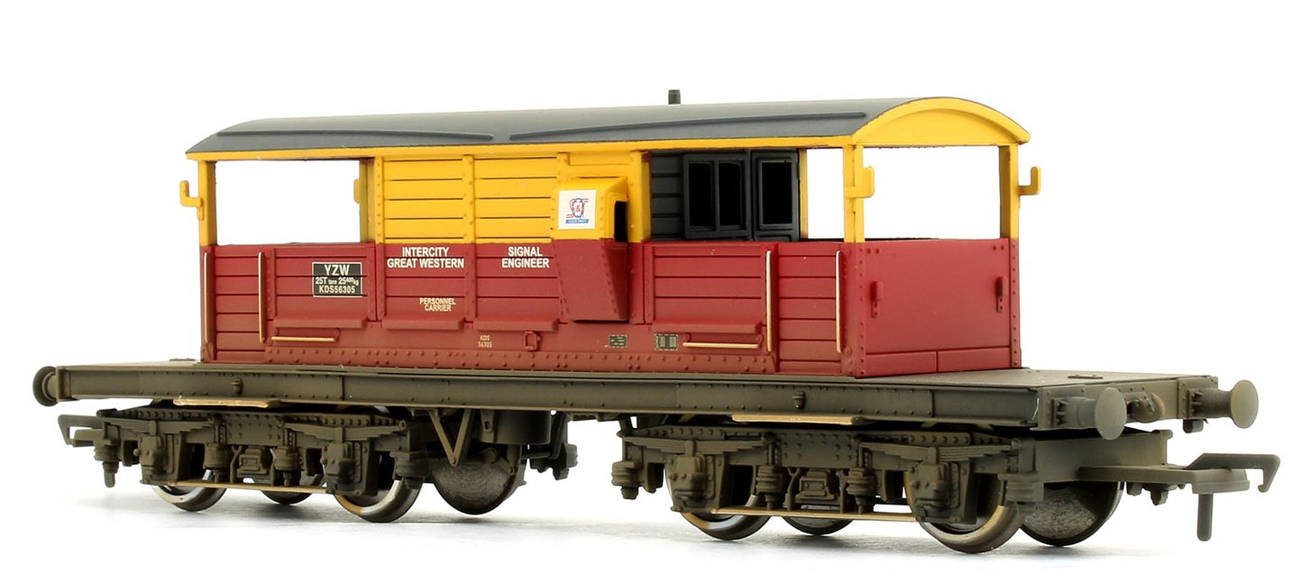 25 Ton Queen Mary Brake Van SatLink No.56305 - Weathered