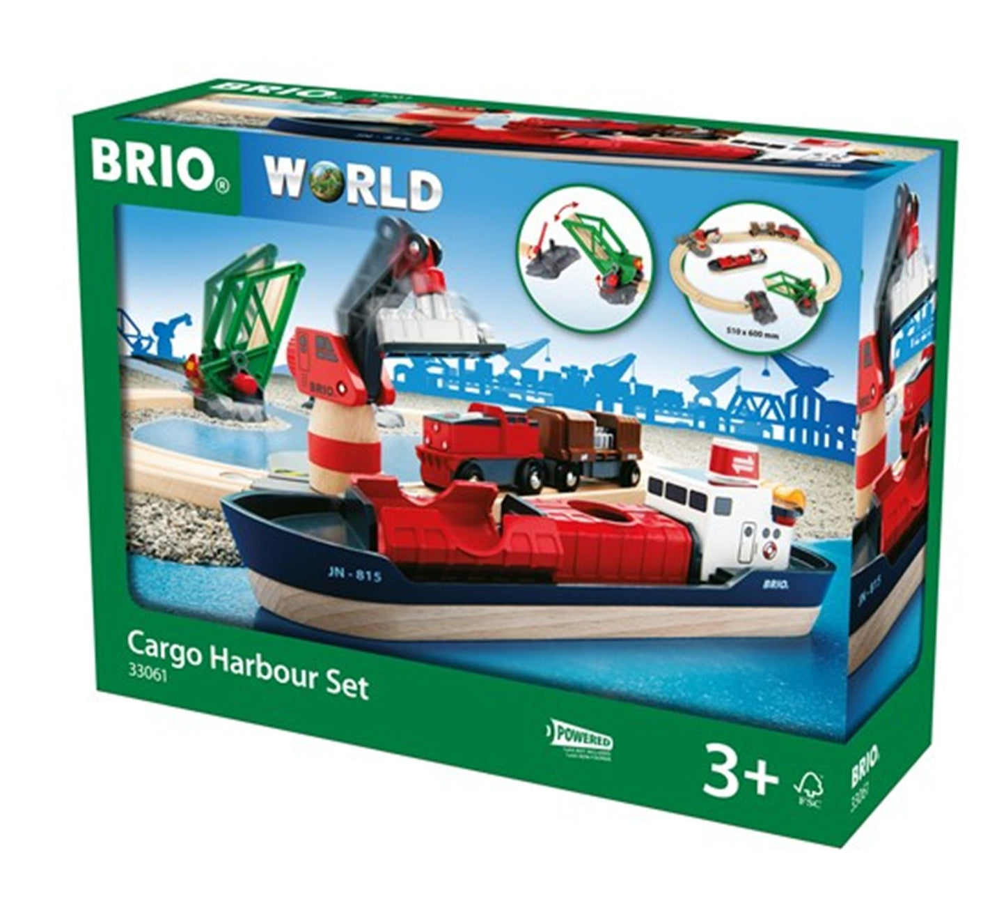 BRIO WORLD - Cargo Harbour Set