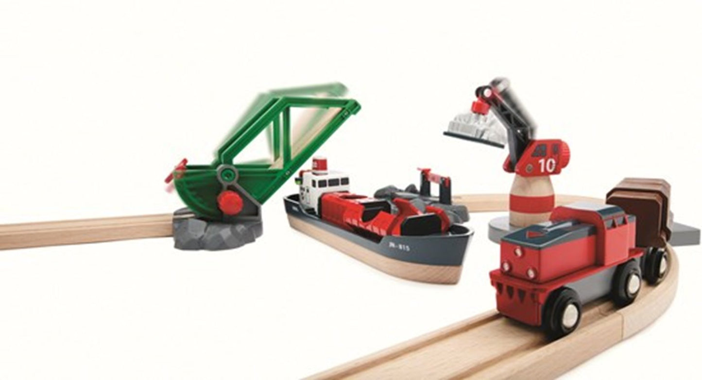 BRIO WORLD - Cargo Harbour Set