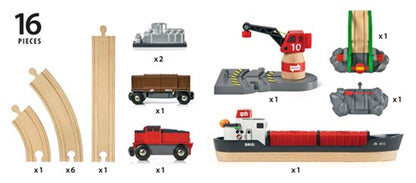 BRIO WORLD - Cargo Harbour Set