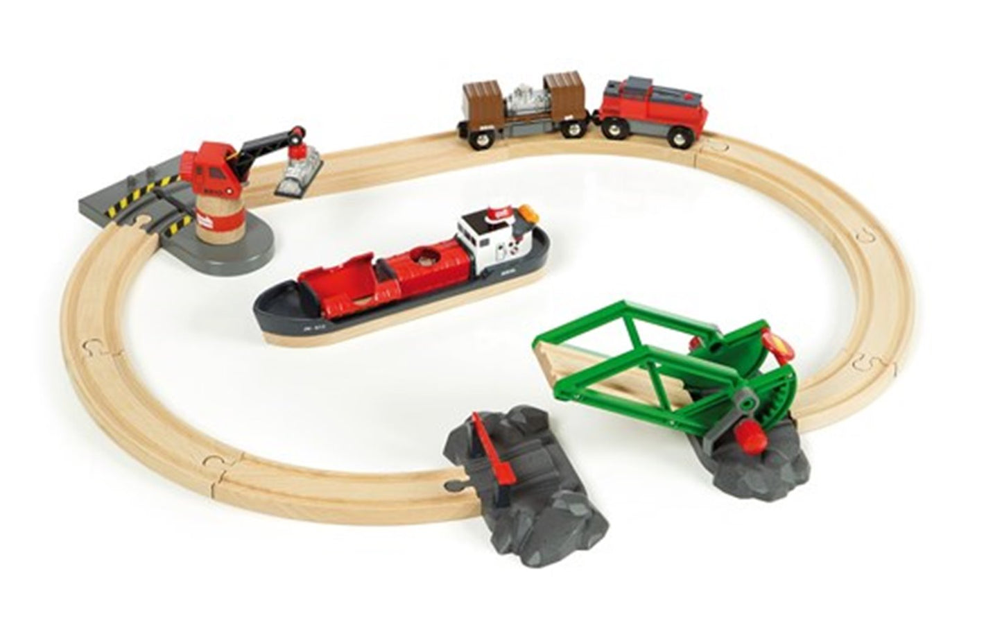 BRIO WORLD - Cargo Harbour Set