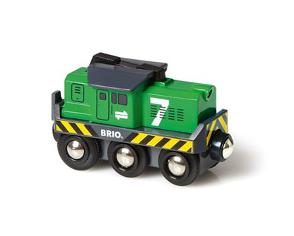 BRIO WORLD - Battery Powered Freight Engine