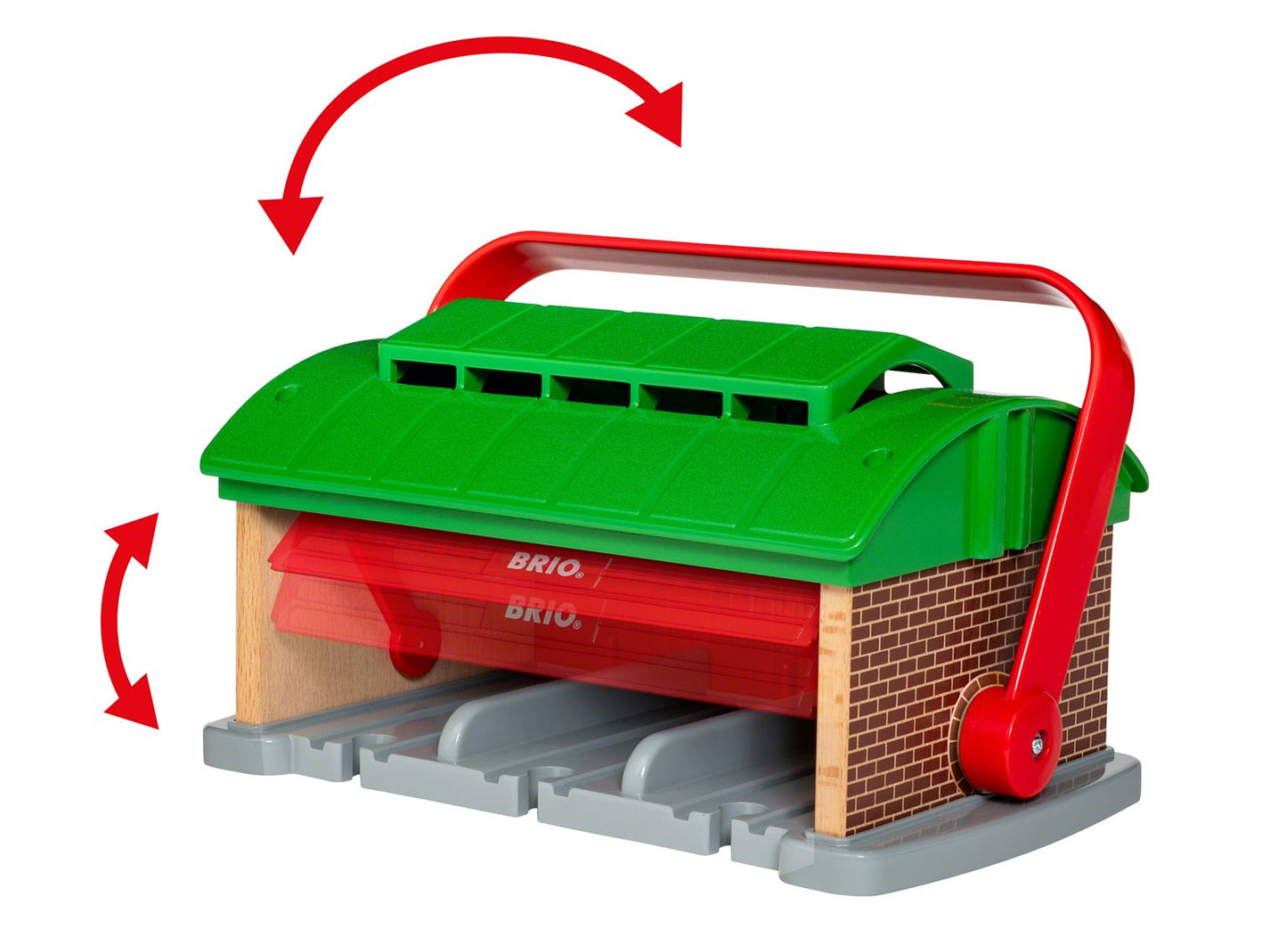 BRIO World - Train Garage with Handle