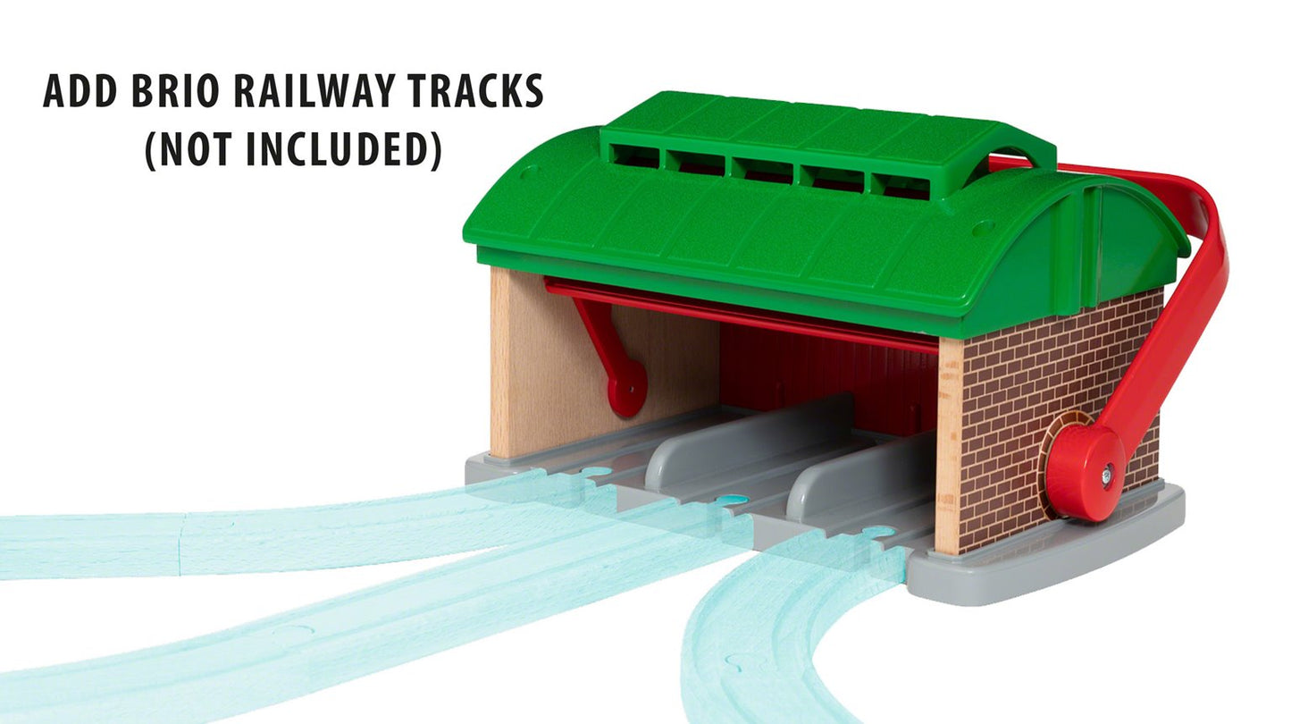 BRIO World - Train Garage with Handle