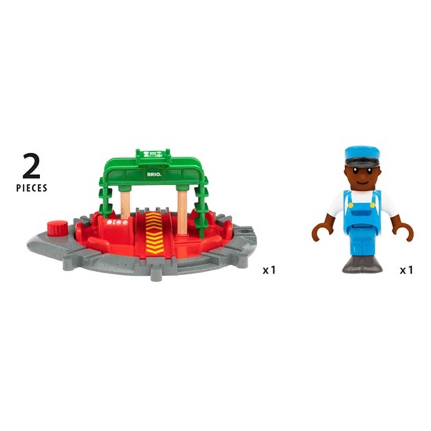 BRIO WORLD - Turntable & Figure