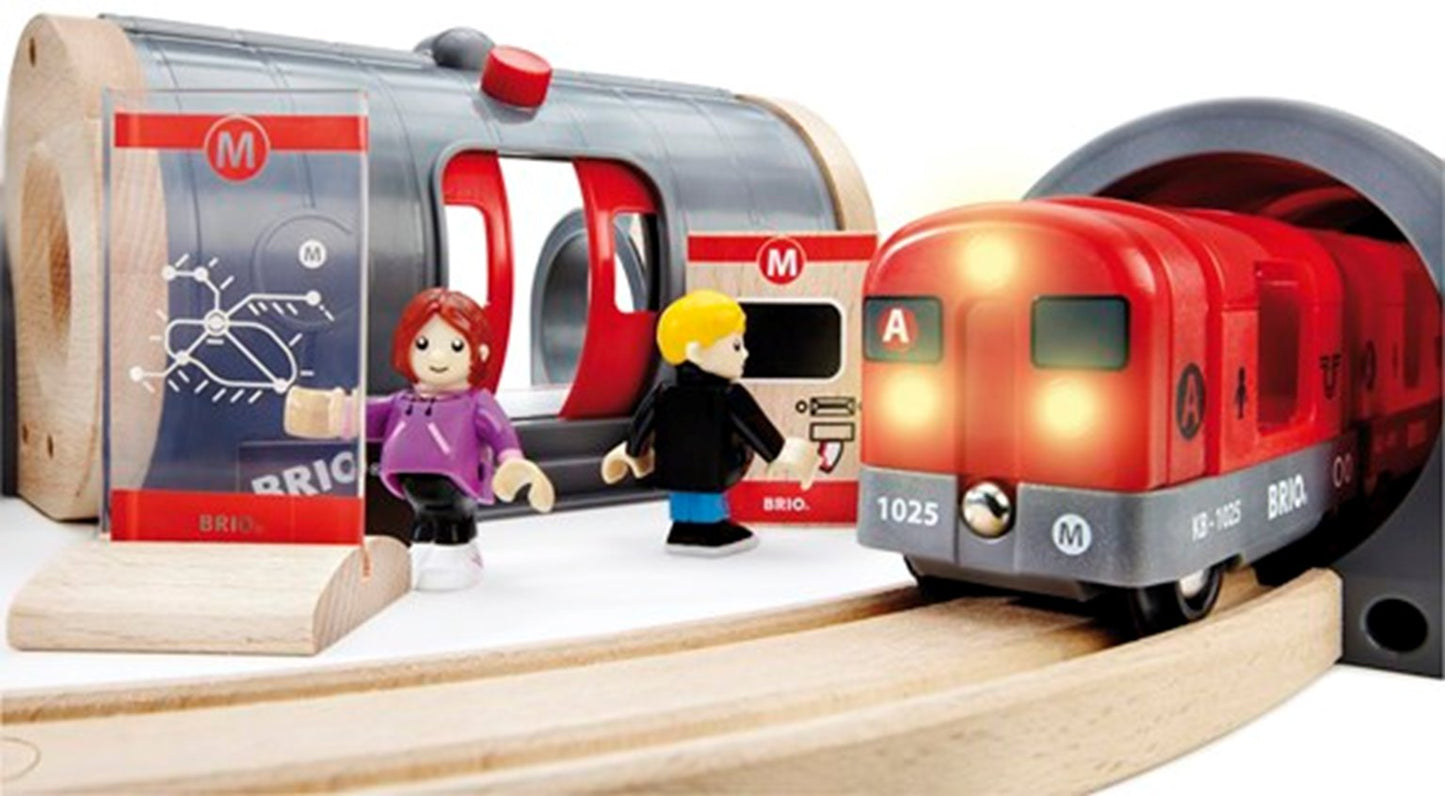 BRIO WORLD - Metro Railway Set