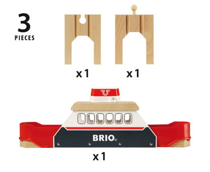 BRIO WORLD - Ferry Ship for Railway