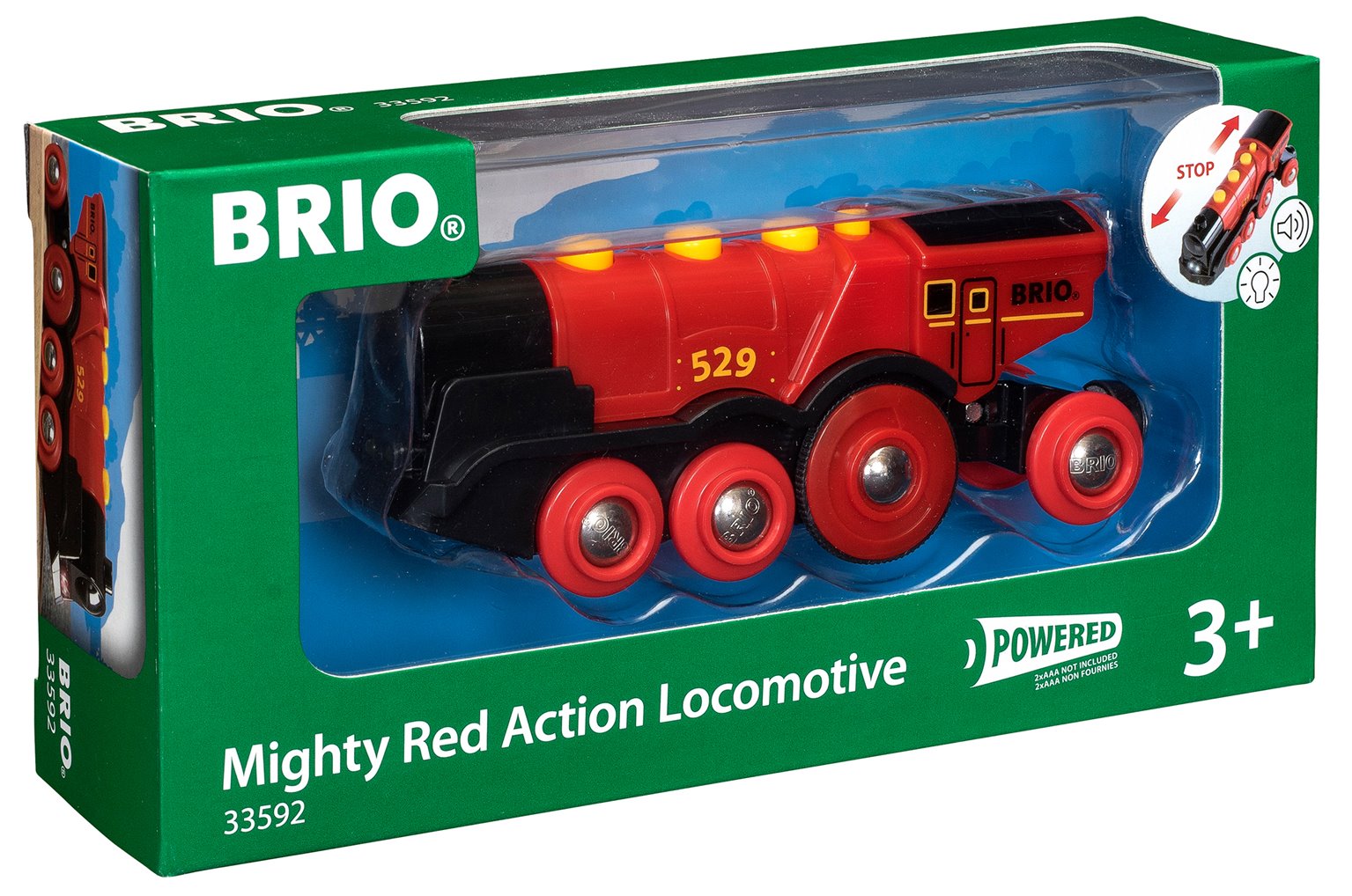 BRIO World - Mighty Red Action Locomotive