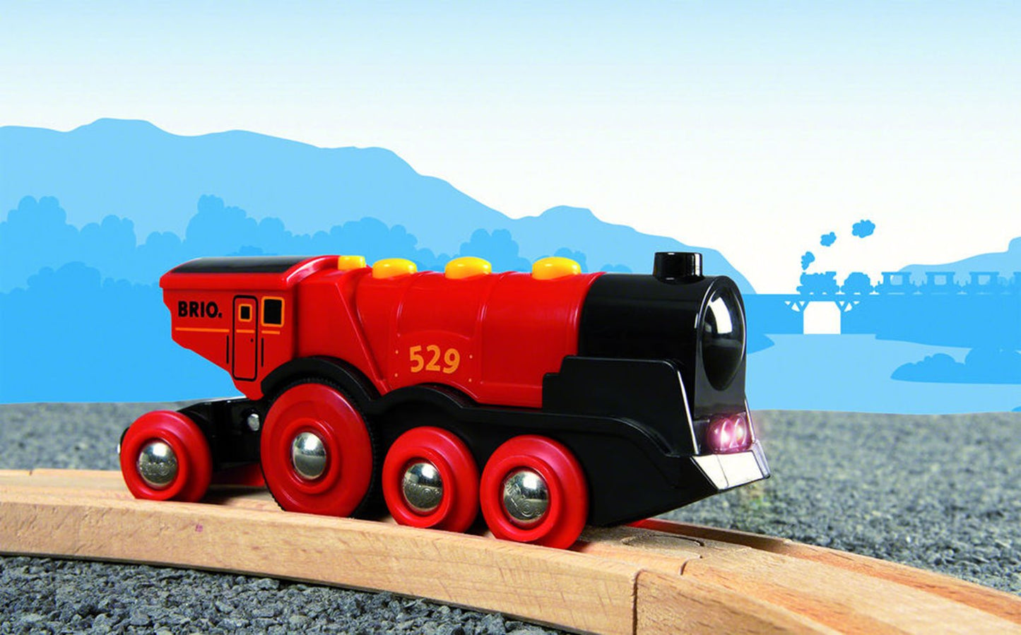 BRIO World - Mighty Red Action Locomotive