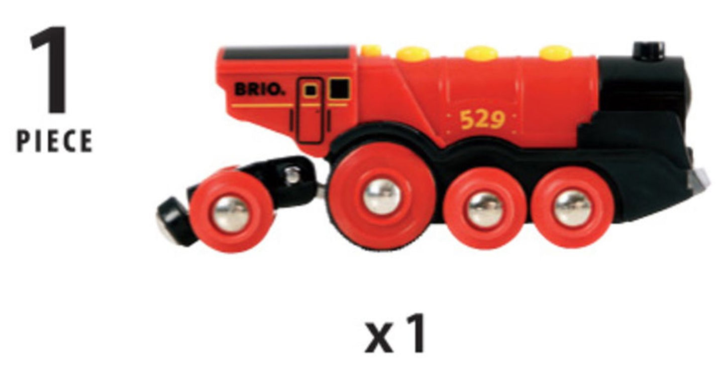 BRIO World - Mighty Red Action Locomotive