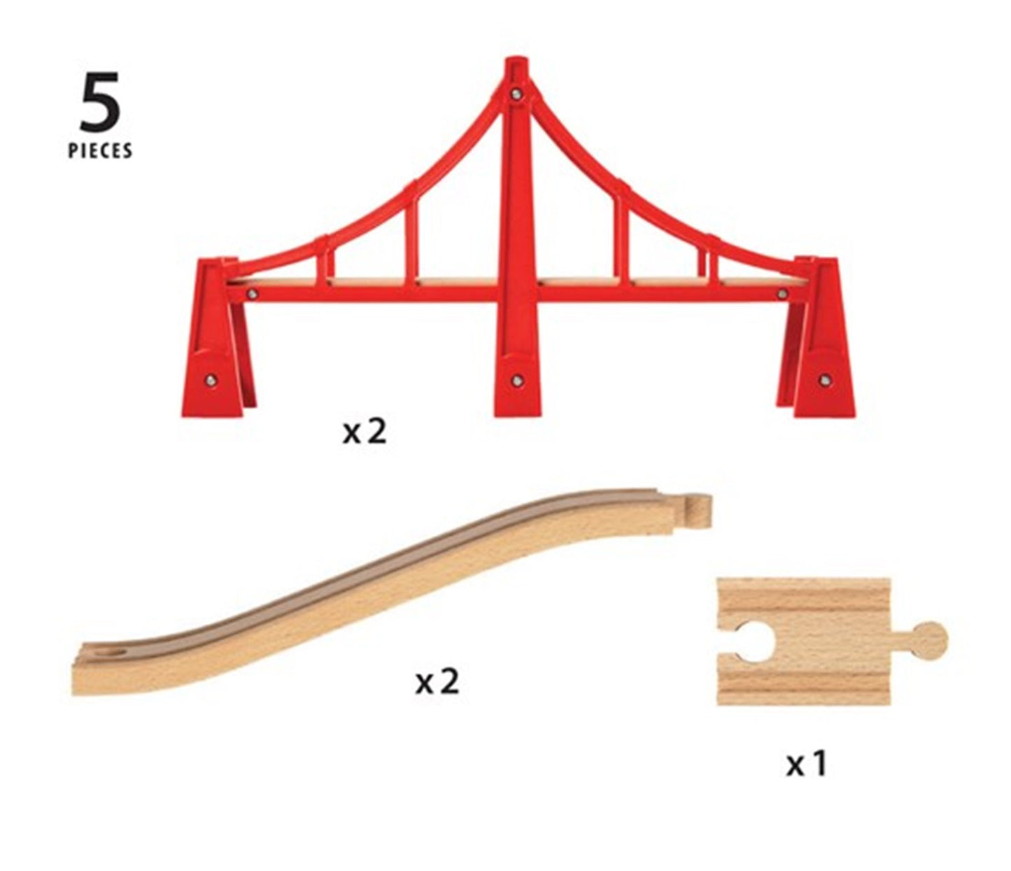 BRIO WORLD - Double Suspension Bridge