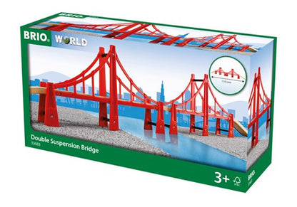 BRIO WORLD - Double Suspension Bridge