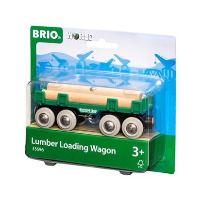 BRIO WORLD - Lumber Loading Wagon