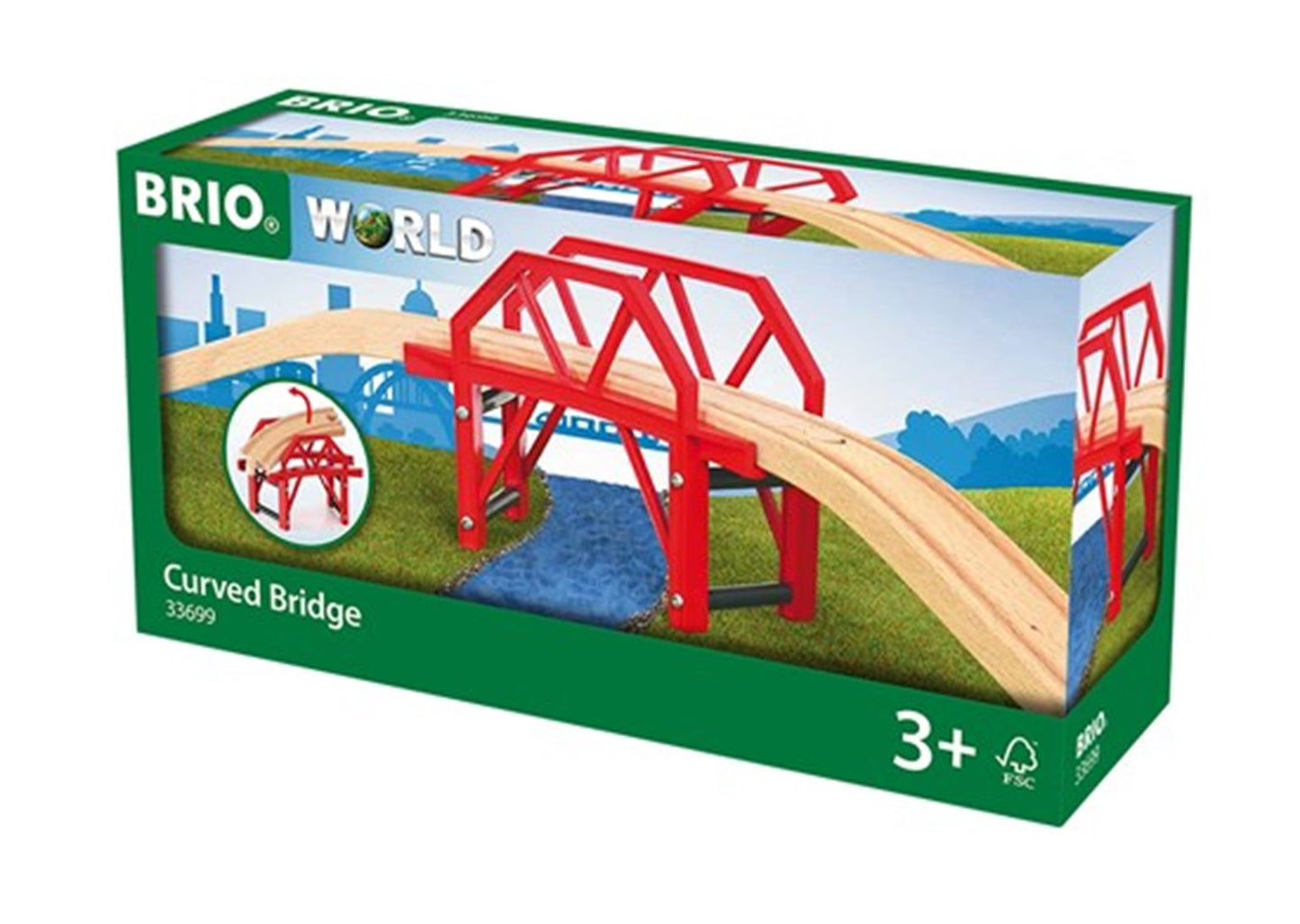 BRIO WORLD - Curved Bridge