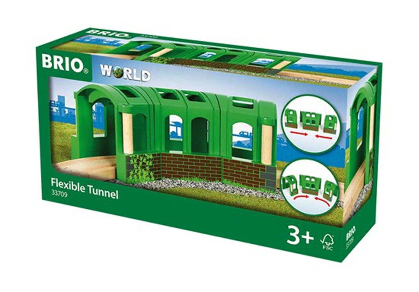 BRIO WORLD - Flexible Tunnel